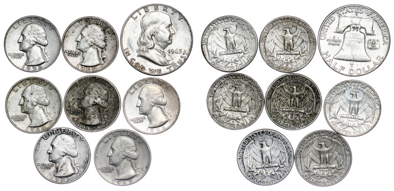United States – Half and Quarter Dollar LOT

8 pcs

EF/UNC