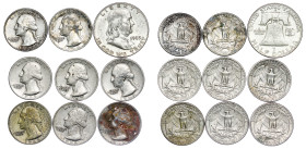 United States – Half and Quarter Dollar LOT