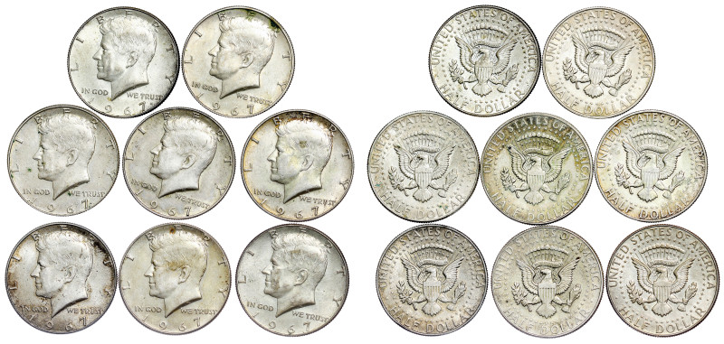 United States – Kennedy Half Dollar LOT – 8 pcs

1967

UNC/aUNC