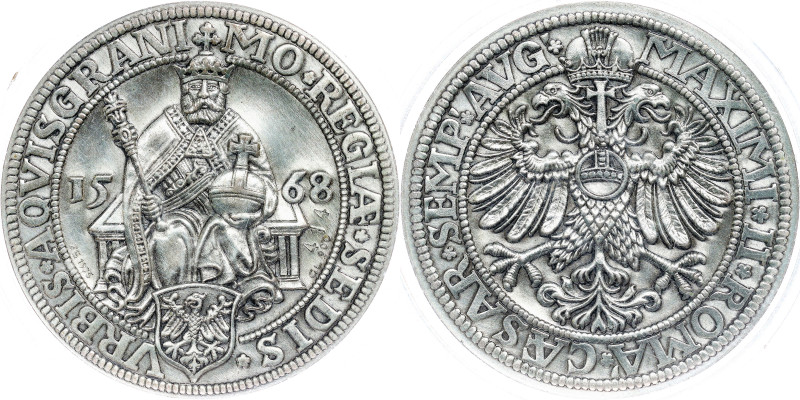 Maximilian II. (1564-1576) Taler 1568 

Restrike from 1975, serial number: 414

...