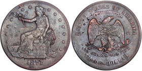 United States – Trade Dollar 1877 S Copper