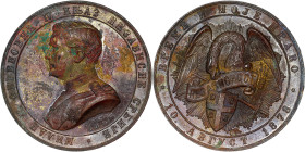 Serbia - Milan I. Obrenovic 1882-1889. AE-Medaille 1878