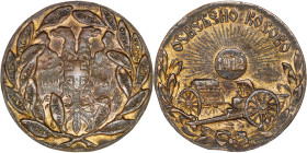 Serbia - Peter I (1903-1921). Bronze Medal (1912). 1st Balkan War Osveteno Kosovo.