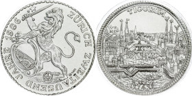 Switzerland – Zürich -1986 Silver, on the 2000th anniversary of the city. Halbtaler 1743