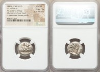 LYCIA. Phaselis. Ca. 530-500 BC. AR stater (19mm, 10.96 gm) NGC Choice VF 5/5 - 4/5. Prow of galley left, in the form of a boar's head and foreleg, th...