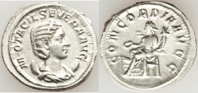 Otacilia Severa (AD 244-249). AR antoninianus (24mm, 4.59 gm, 1h). AU. Rome, AD 246-248. M OTACIL SEVERA AVG, draped bust of Otacilia Severa right on ...