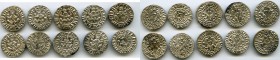Cilician Armenia. Levon I (1198-1219) 10-Piece Lot of Uncertified Assorted Trams, Unidentified Lot of 10 Pieces, all XF or better. Sold as is, no retu...