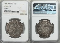 Salzburg. Johann Ernst 1/2 Taler 1694 XF45 NGC, KM253. An attractive piece with a contrasting palate of silvery-grays. 

HID09801242017