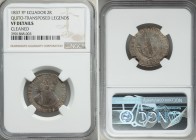 Republic 2 Reales 1837-FP VF Details (Cleaned) NGC, Quito mint, KM21. Variety with obverse and reverse legends transposed. An admirably better strike ...