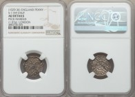 Kings of All England. Cnut (1016-1035) Penny ND (1029-1036) AU Details (Peck Marked) NGC, London mint, Godda as moneyer, Short Cross type, S-1159, N-7...
