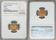 James I gold 1/2 Crown ND (1606-7) XF45 NGC, Tower mint, Second coinage, S-2629. 18mm. 1.20gm. 

HID09801242017