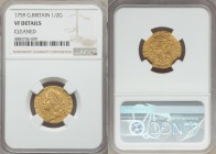 George II gold 1/2 Guinea 1759 VF Details (Cleaned) NGC, KM587, S-3865. 

HID09801242017