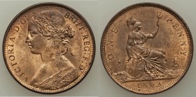 Victoria Penny 1862 UNC, KM748.2. 31mm. 9.28gm. From the Engelen Collection of World Coinage

HID09801242017