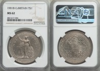 Victoria Trade Dollar 1901-B MS62 NGC, Bombay mint, KM-T5. Steel-gray toning. 

HID09801242017