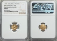 British India. Madras Presidency gold Pagoda (1740-1807) MS64 NGC, Fort St. George mint, KM304.

HID09801242017