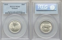 Free State Shilling 1935 MS66 PCGS, KM6.

HID09801242017