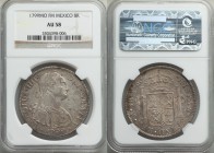 Charles IV 8 Reales 1799 Mo-FM AU58 NGC, Mexico City mint, KM109. 

HID09801242017