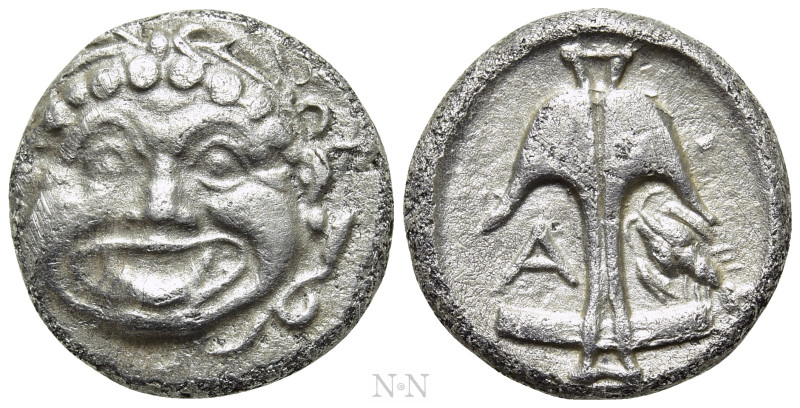 THRACE. Apollonia Pontika. Tetrobol (425-375 BC). 

Obv: Facing gorgoneion.
R...