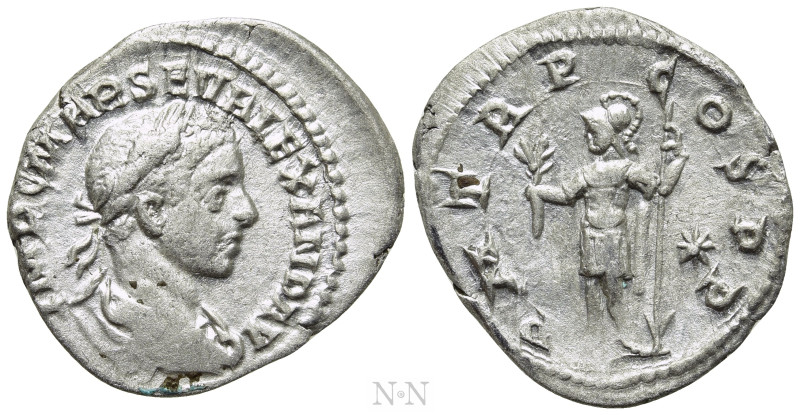 SEVERUS ALEXANDER (222-235). Denarius. Antioch. 

Obv: IMP C M AVR SEV ALEXAND...