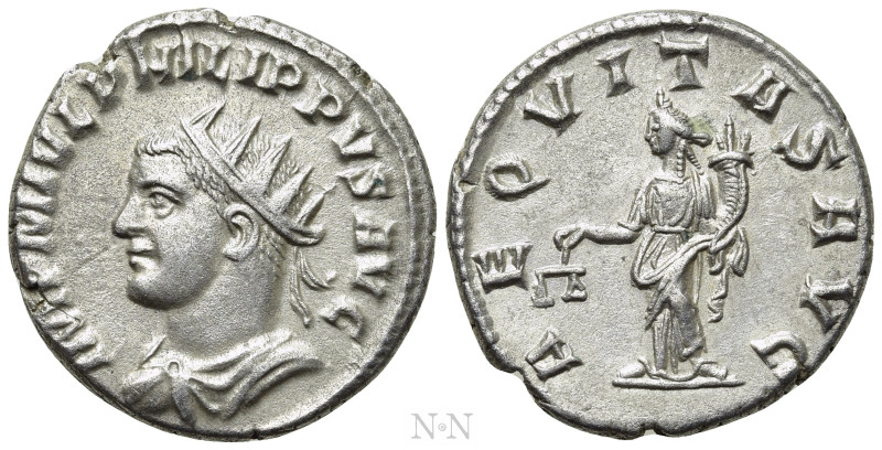 PHILIP II (247-249). Antoninianus. Antioch. 

Obv: IMP M IVL PHILIPPVS AVG. 
...