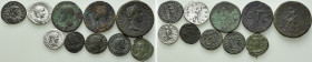 10 Roman Coins; Agrippa, Trajan etc