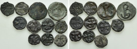 11 Byzantine Coins; Chersonessos and Sicily