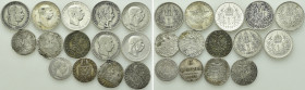 14 Silver Coins of Austria etc