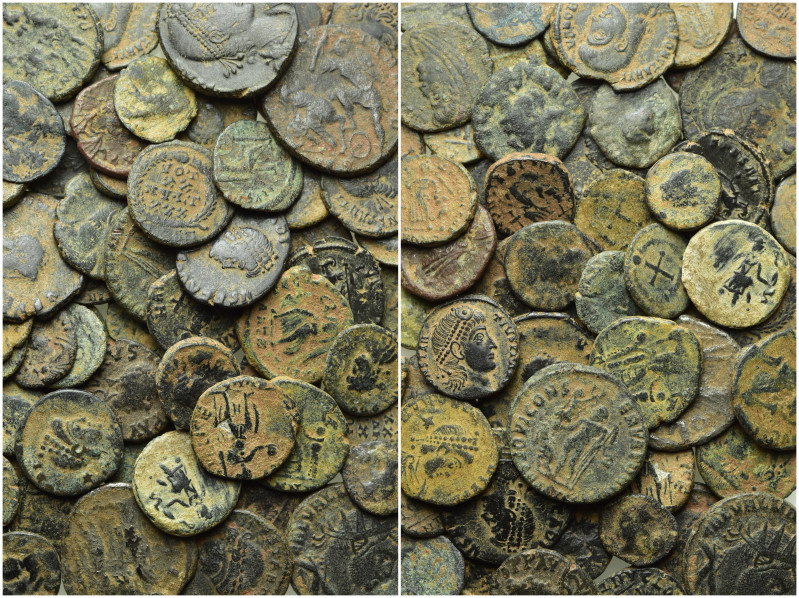 Circa 70 Roman and Byzantine Coins. 

Obv: .
Rev: .

. 

Condition: See p...