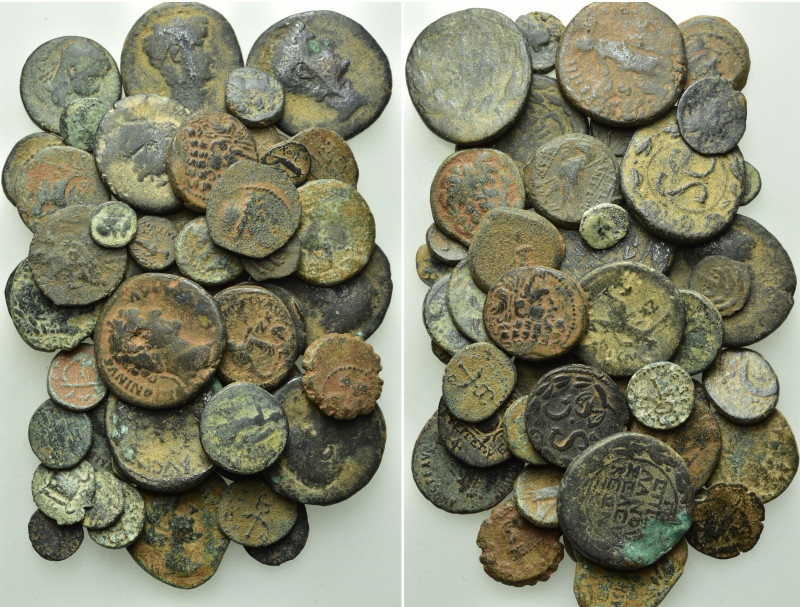 Circa 150 Greek and Roman Coins. 

Obv: .
Rev: .

. 

Condition: See pict...