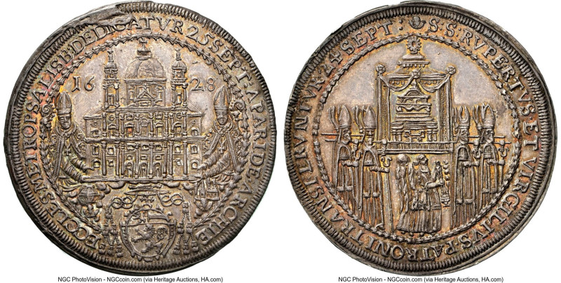 Salzburg. Paris von Lodron Taler 1628 MS63 NGC, KM110, Dav-3499, Probszt-1202a. ...