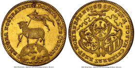 Nürnberg. Free City gold Ducat ND (1700) MS63 NGC, KM257, Fr-1885. Highly collectible as a full Ducat type, but especially so in this advanced conditi...