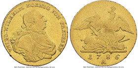 Prussia. Friedrich Wilhelm II gold Frederick d'Or 1786-A VF Details (Test Cut) NGC, Berlin mint, KM349, Fr-2417. HID09801242017 © 2024 Heritage Auctio...