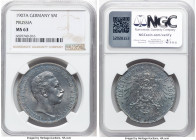 Prussia. Wilhelm II 5 Mark 1907-A MS63 NGC, Berlin mint, KM523. HID09801242017 © 2024 Heritage Auctions | All Rights Reserved www.HA.com/TexasAuctione...