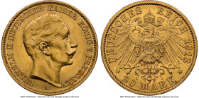 Prussia. Wilhelm II gold 20 Mark 1913-A MS61 NGC, Berlin mint, KM521. HID09801242017 © 2024 Heritage Auctions | All Rights Reserved www.HA.com/TexasAu...