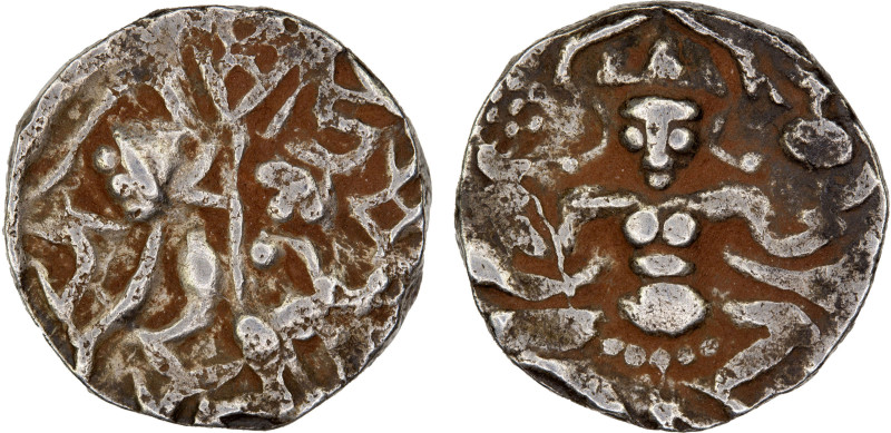 KASHMIR: Harshadeva, 1089-1101, AR drachm (3.22g), cf. JONS-208 (2011), pp.28-33...