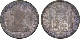 MEXICO: Carlos III, 1759-1788, AR 8 reales, 1779-Mo, KM-106.2, assayer FF, one small obverse chopmark, lightly toned, Fine.

Estimate: USD 100 - 150