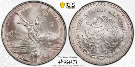 MEXICO: Estados Unidos, AR onza, 1999, KM-613, a spectacular example, PCGS graded MS68.

Estimate: USD 100 - 150