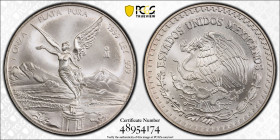 MEXICO: Estados Unidos, AR onza, 1999, KM-613, a spectacular example, PCGS graded MS68.

Estimate: USD 100 - 150