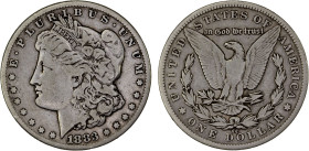 UNITED STATES: AR Morgan dollar, 1883-CC, KM-110, Fine.

Estimate: USD 100 - 150