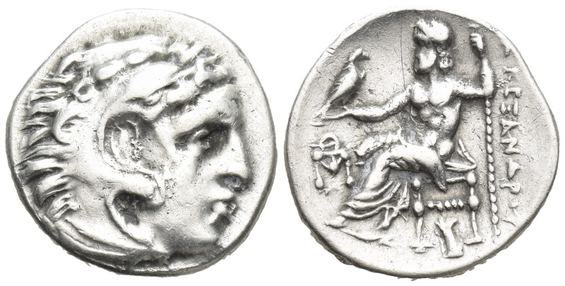 MACEDONIAN KINGDOM. Alexander III the Great (336-323 BC). AR drachm (18mm, 4.2 g...