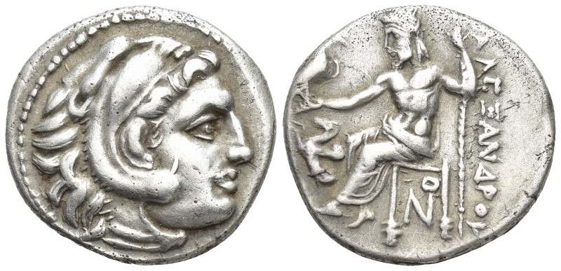 Kingdom of Macedon. Antigonos I Monophthalmos. Drachm. (17mm, 4.1 g) 310-301 BC....