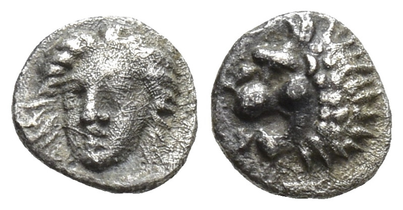 CARIA. Hekatomnos. Tetartemorion (Circa 392/1-377/6 BC). Mylasa. (0.21 Gr. 5mm.)...