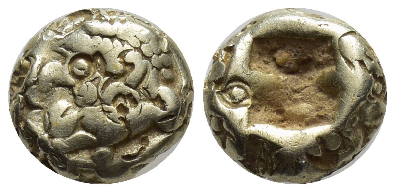 KINGS of LYDIA. temp. Alyattes – Kroisos. Circa 620/10-550/39 BC. EL Hemihekte –...