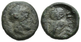 MYSIA. Miletopolis. (?) AE (2nd-1st centuries BC). (1.28 Gr. 10mm.)