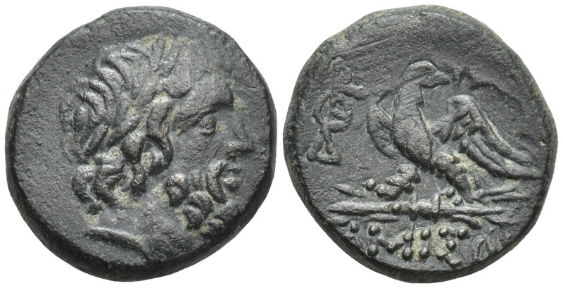 Pontos, Amisos, AE, (18mm, 7.7 g), Circa 100-85 BC. Pontos, Amisos, AE, (Bronze,...