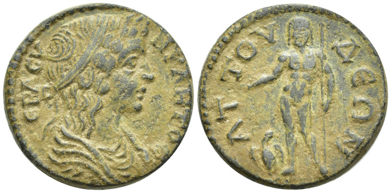 CARIA, Attuda. Pseudo-autonomous issue. 3rd century AD. Æ (21mm, 6.5 g). Diademe...