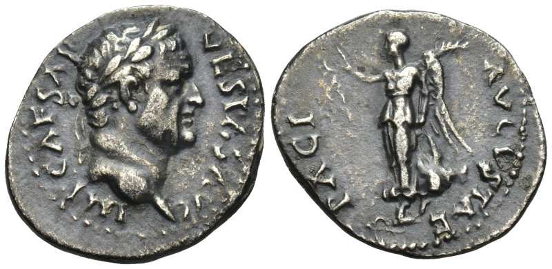 Vespasianus (69-79 AD). AR Denarius Ephesus, 70 AD. (3.8 Gr. 16mm.)
Laureate hea...