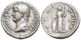 Hadrian, 117-138. Denarius (17mm, 2.6 g), Rome, circa 130-133. HADRIANVS AVG COS III P P Bare-headed, draped and cuirassed bust of Hadrian to left, se...