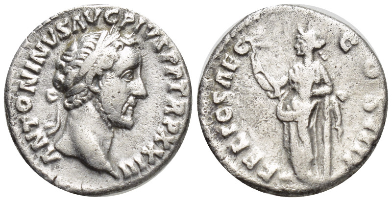 Antoninus Pius AD 138-161. Rome Denarius AR (19mm, 3,1 g) ANTONINVS AVG PIVS P P...
