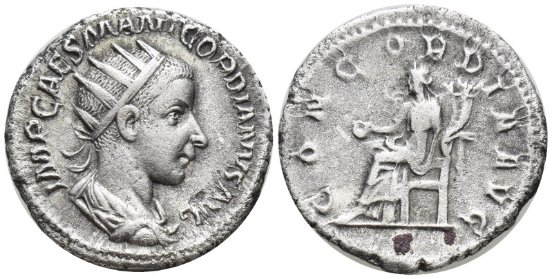 Gordian III. AD 238-244. Rome Antoninianus AR (19mm., 4.5 g). IMP CAES M ANT GOR...